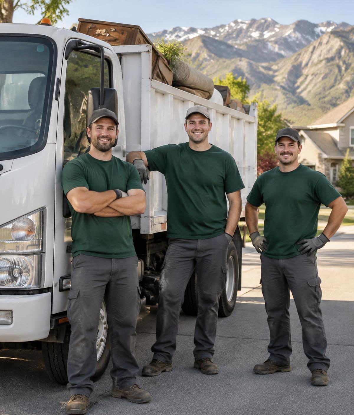The KC Junk Removal crew